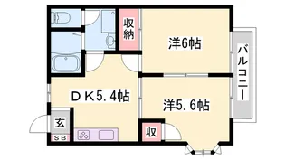 ライツェント【1階】の間取り