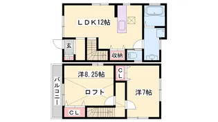 兵庫県姫路市増位本町1丁目【一戸建】の間取り