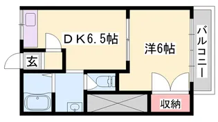 長田コーポ【310号室】の間取り