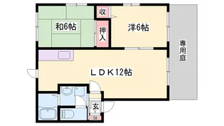 アシュモール【205号室】の間取り