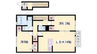 コンフォートM【2階】の間取り