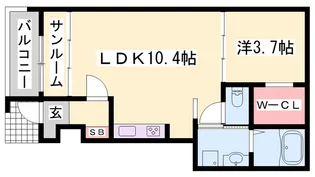 テラエスペランサB【1階】の間取り