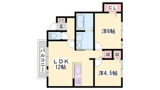 リーオ・コレージュ【1階】の間取り