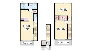 セレーノA【2階】の間取り