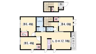 PISO MARIO【A205号室】の間取り