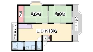 エルオエステ【3階】の間取り