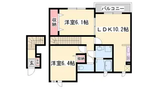 ライラック グレース【2階】の間取り