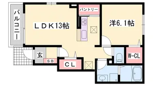 ネオサンシャインⅡ【1階】の間取り