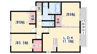 リヴェール コート【2階】の間取り