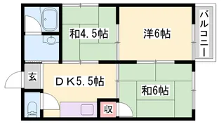 メゾンセフィール【201号室】の間取り