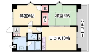 Wing手柄【1階】の間取り
