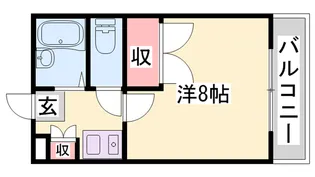 casa北条【3階】の間取り
