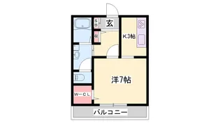 神和町壱番館【201号室】の間取り