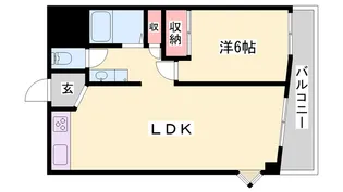 三木グリーンハイツ【3階】の間取り