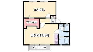 コンフォート社【2階】の間取り
