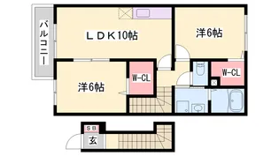 フォルストⅠ【2階】の間取り