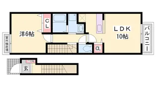 セントラル フィールド【2階】の間取り