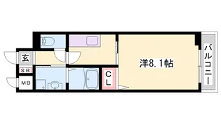 フリーデK.I・1【103号室】の間取り