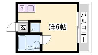 アスリートハイツ【201号室】の間取り