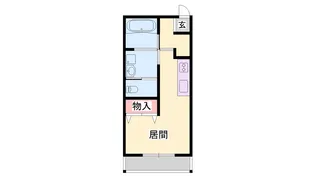 メトレス福田Ⅰ【102号室】の間取り