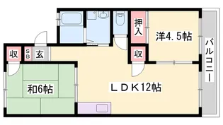 ホワイトタウン【1階】の間取り