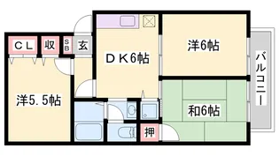 シャルマンイワイ【1階】の間取り