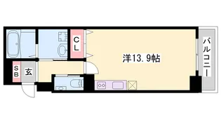 ライフタウンⅢ【606号室】の間取り