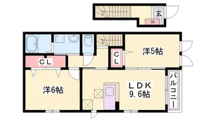 グランデール興浜Ⅰ【204号室】の間取り