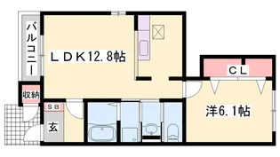 フェリシテ【1階】の間取り