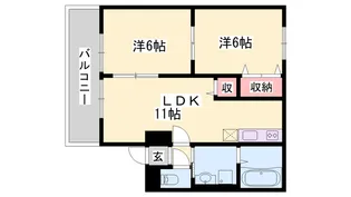 フェリーチェ【2階】の間取り