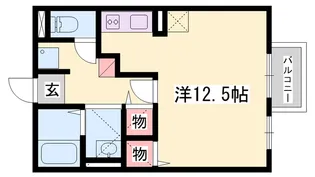 サルドセジュール【2階】の間取り