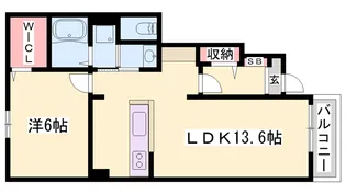 ラボールⅠ【1階】の間取り