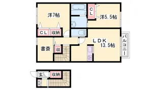 メゾン・すこやか【0203号室】の間取り