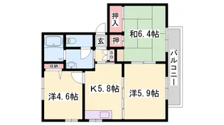 ディアスタツノ【0203号室】の間取り