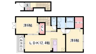 ファミールハイム【2階】の間取り