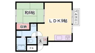 ハイツ48【1階】の間取り