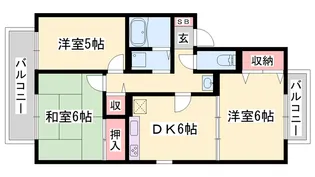 メゾンアルカディア【2階】の間取り