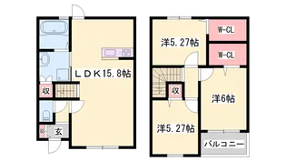 3LDKの間取り画像