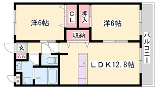 エクセルピア【202号室】の間取り