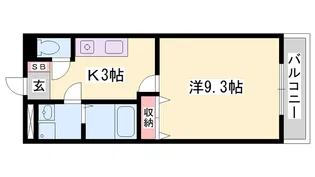 ホッフェンシュタット【1階】の間取り