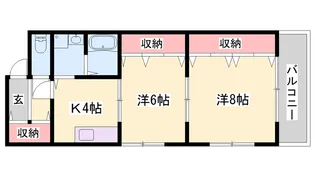 フレシール土山【3階】の間取り