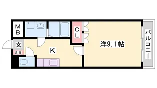 コーラル ガーデン【2階】の間取り