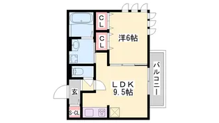 J・アメニティ北今宿【2階】の間取り