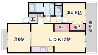 ライフピア・新町【1階】の間取り
