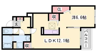 CELL CUBE【102号室】の間取り