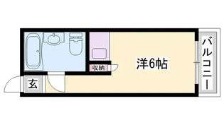 中岡ハイツ【1階】の間取り