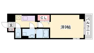 ジラソーレ花影【5階】の間取り