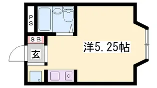 ハイム大崎【102号室】の間取り
