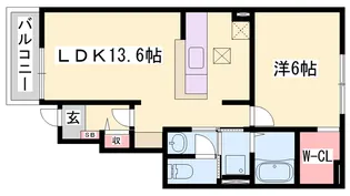 メゾン ド スピカⅠ【1階】の間取り