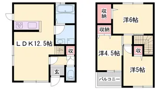 イニジオ・フロンテ北平野南の町【1階】の間取り